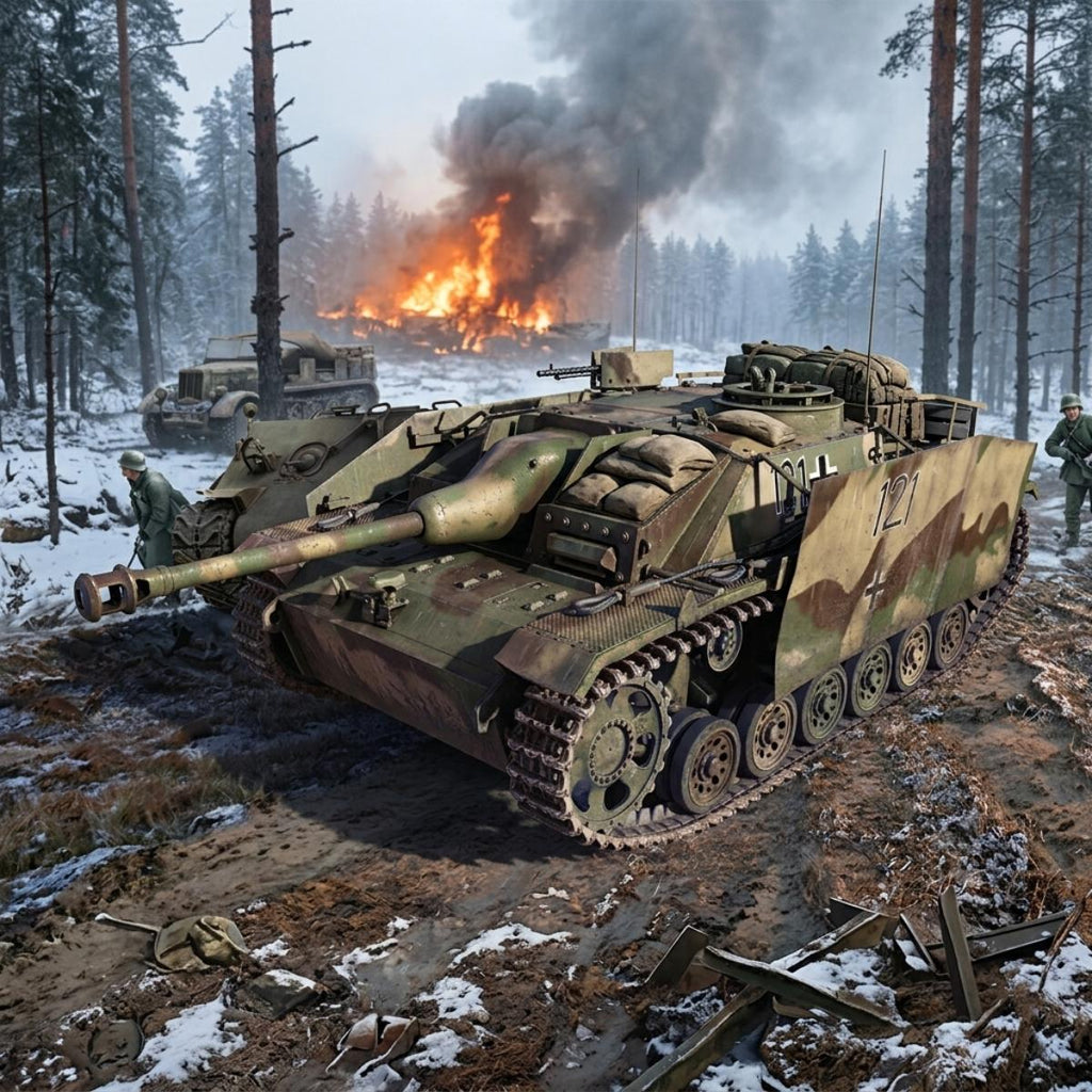 MiniArt StuG III Ausf G Alkett 1945 1:35 model kit 35388 box