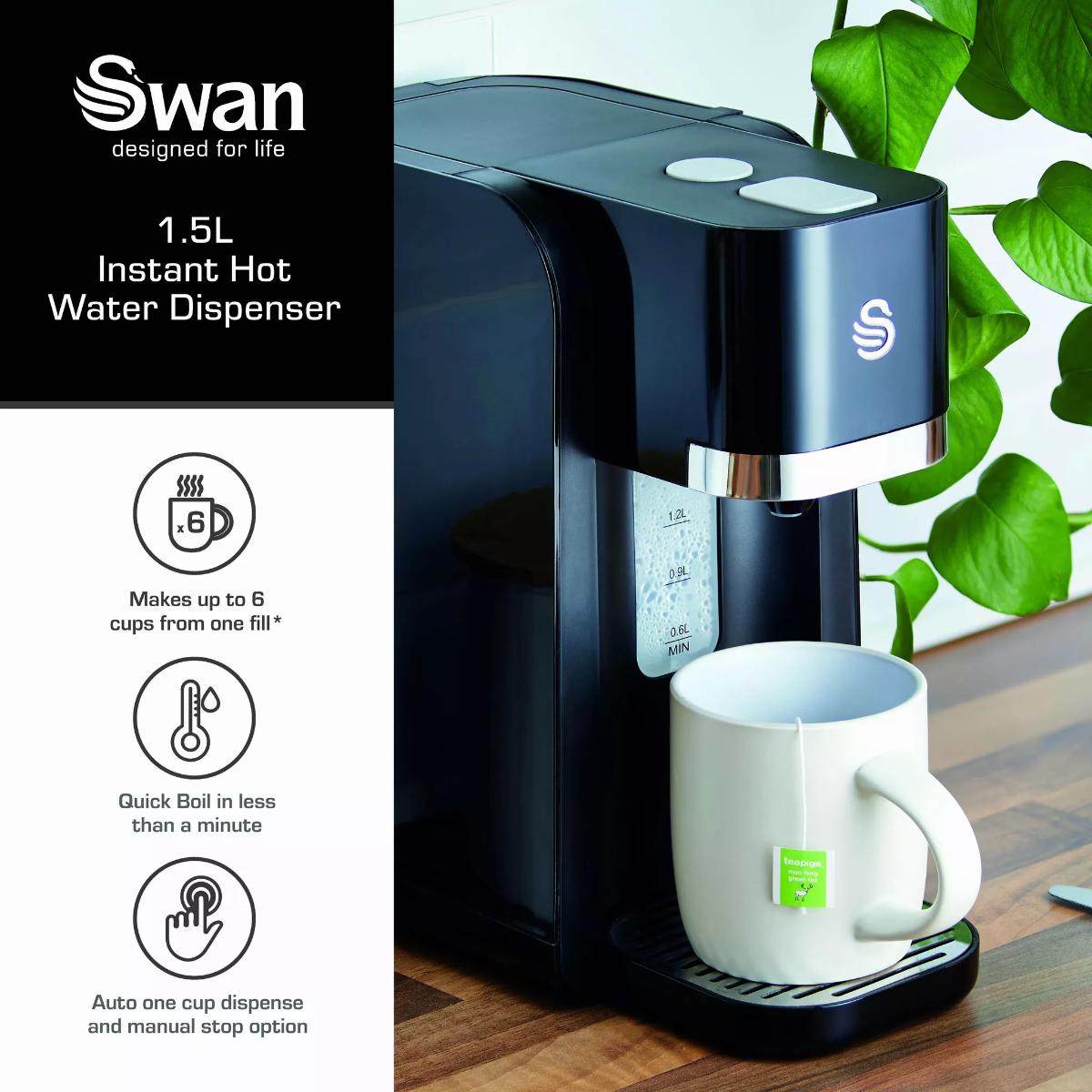 Swan 1.5L Hot Water Dispenser