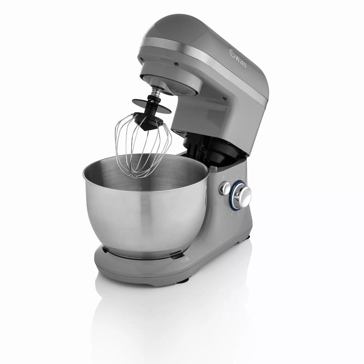 Swan Retro 4L stand mixer in grey