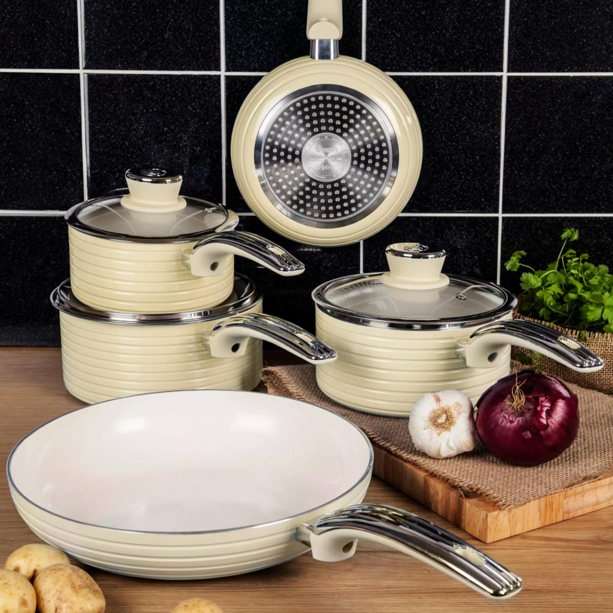 28cm frying pan from Swan Retro 5-piece set