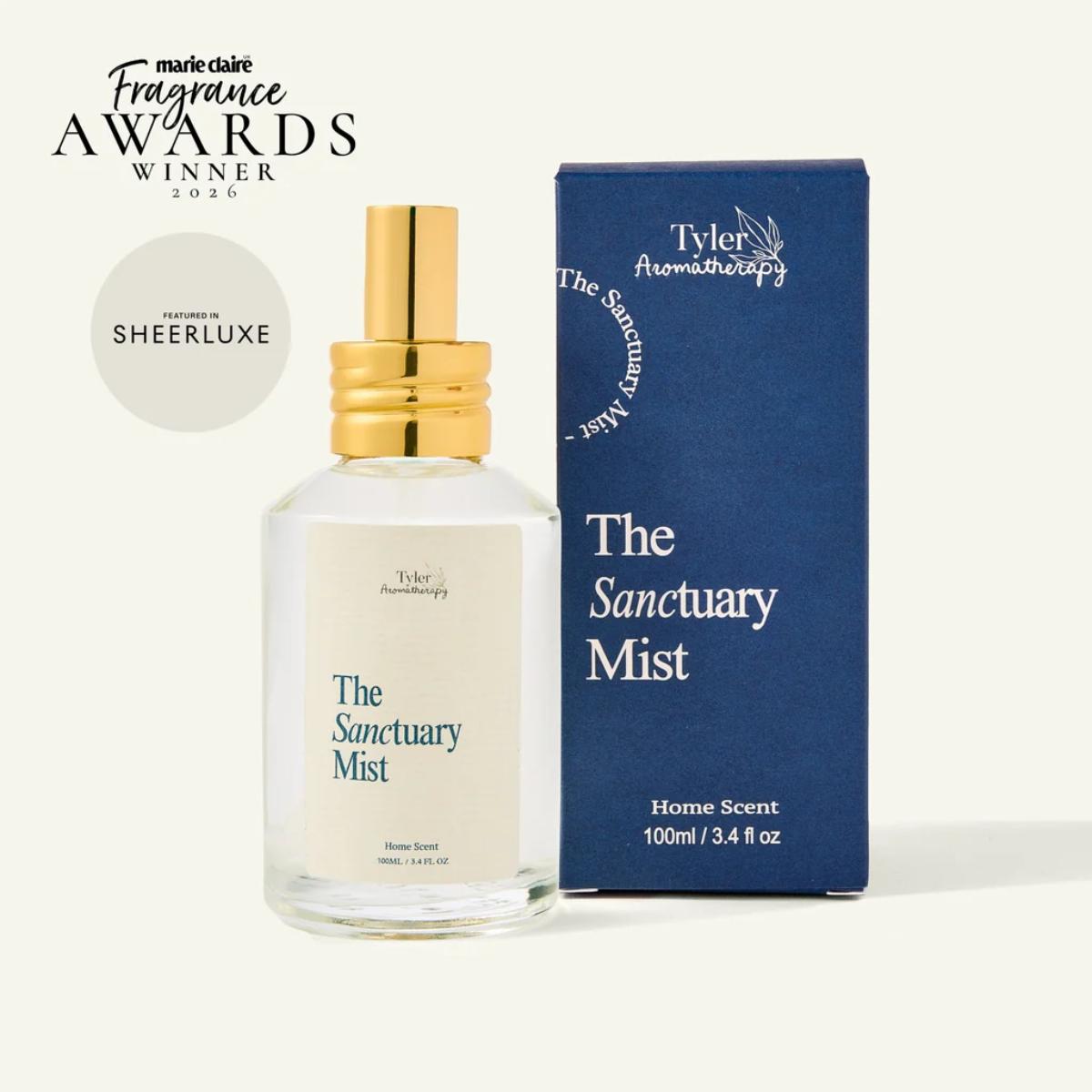 Tyler Aromatherapy The Sanctuary Mist room and linen aromatherapy spray