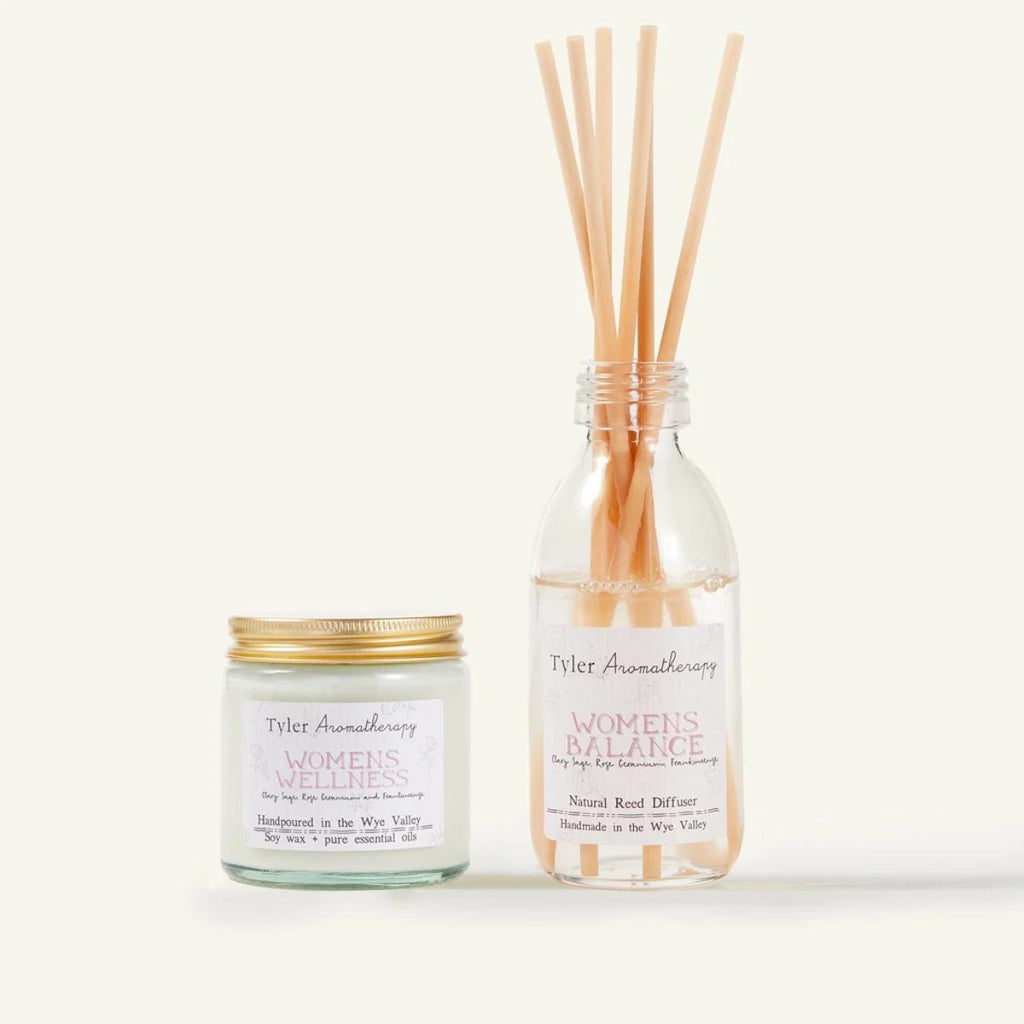 Tyler Aromatherapy Women's Balance candle and diffuser gift set
