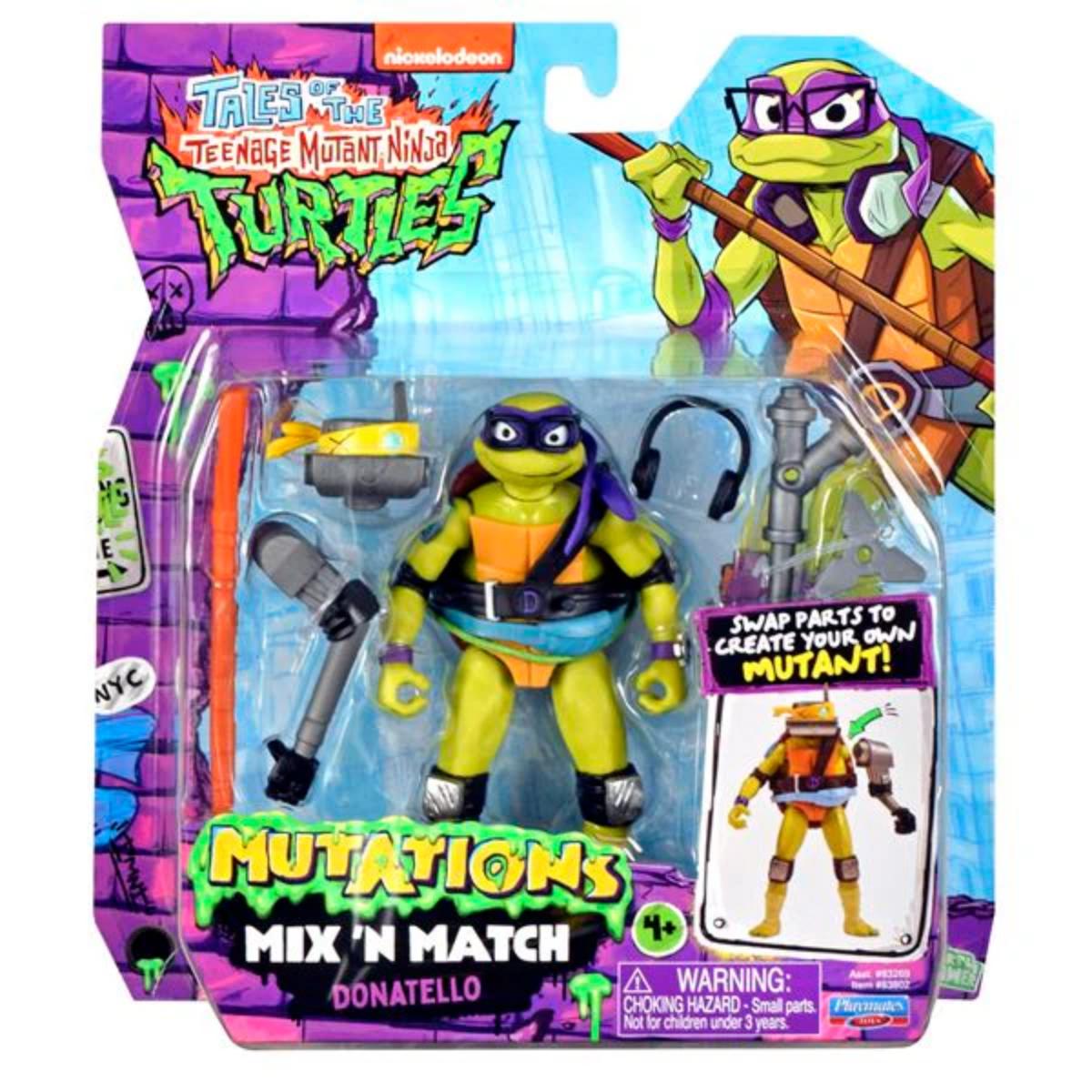TMNT collectible action figure inspired by Teenage Mutant Ninja Turtles