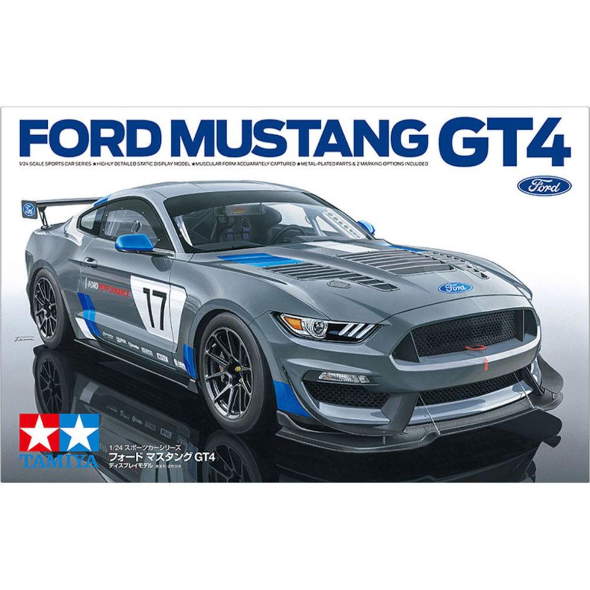 Tamiya 1/24 Ford Mustang GT4 model kit box