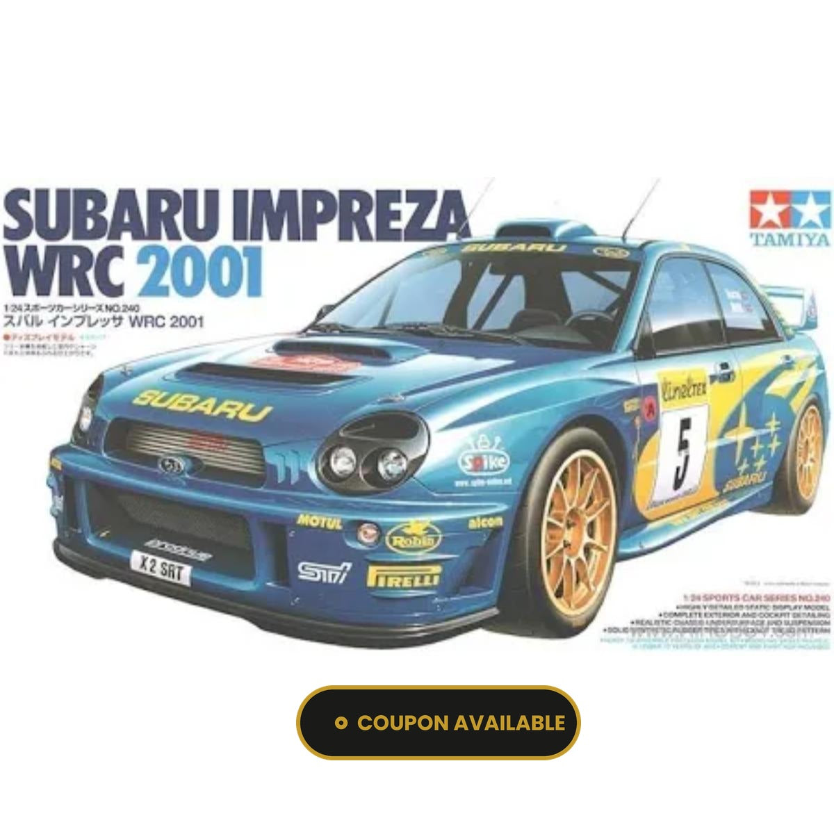 Tamiya Subaru Impreza WRC 2001 model box