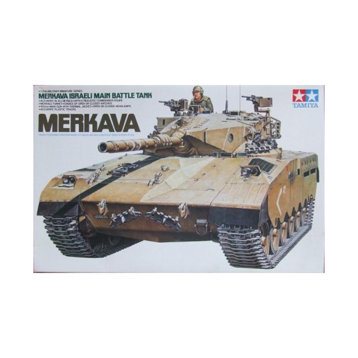 Tamiya Israeli Merkava MBT model kit box art