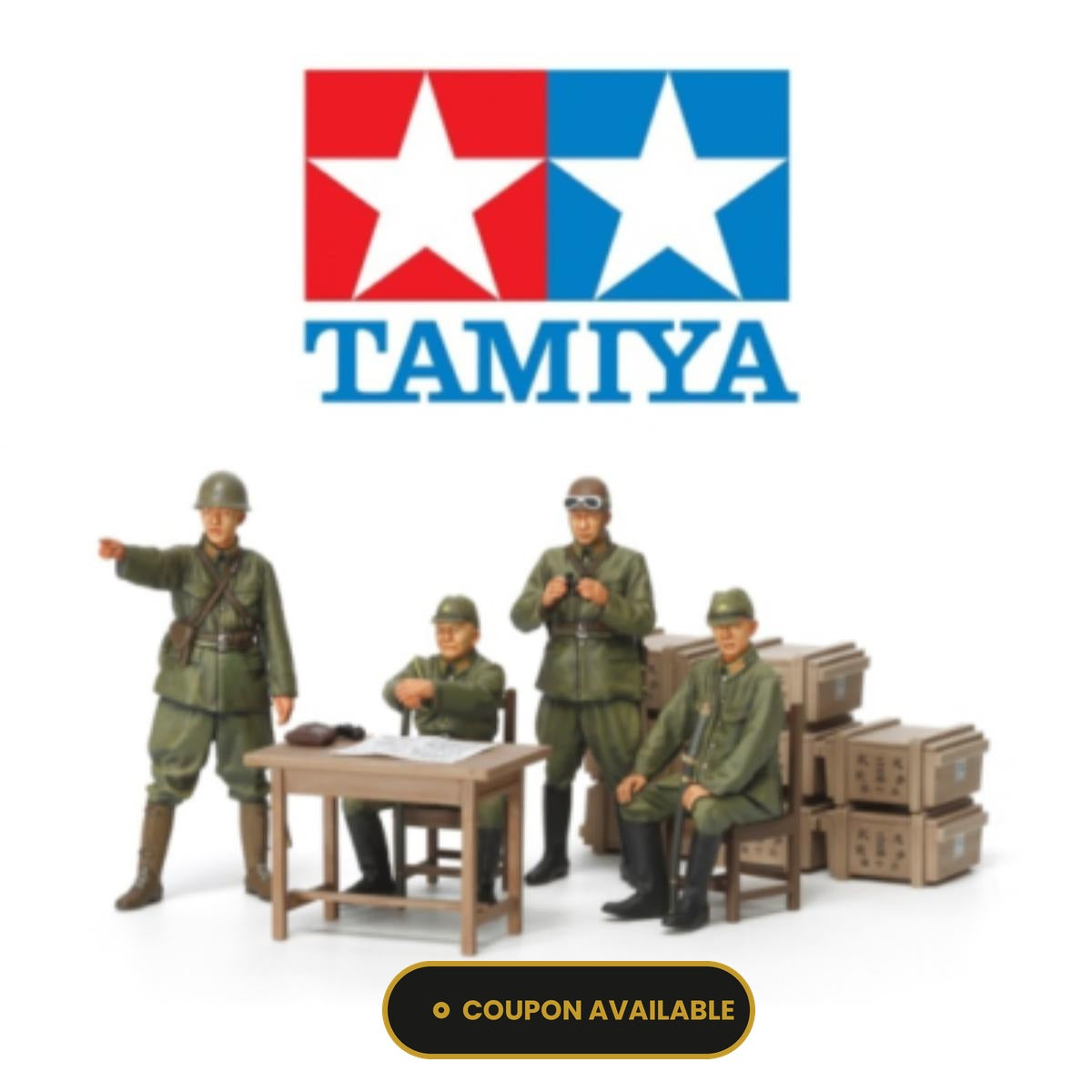 Tamiya 1/35 IJA Officers model kit box