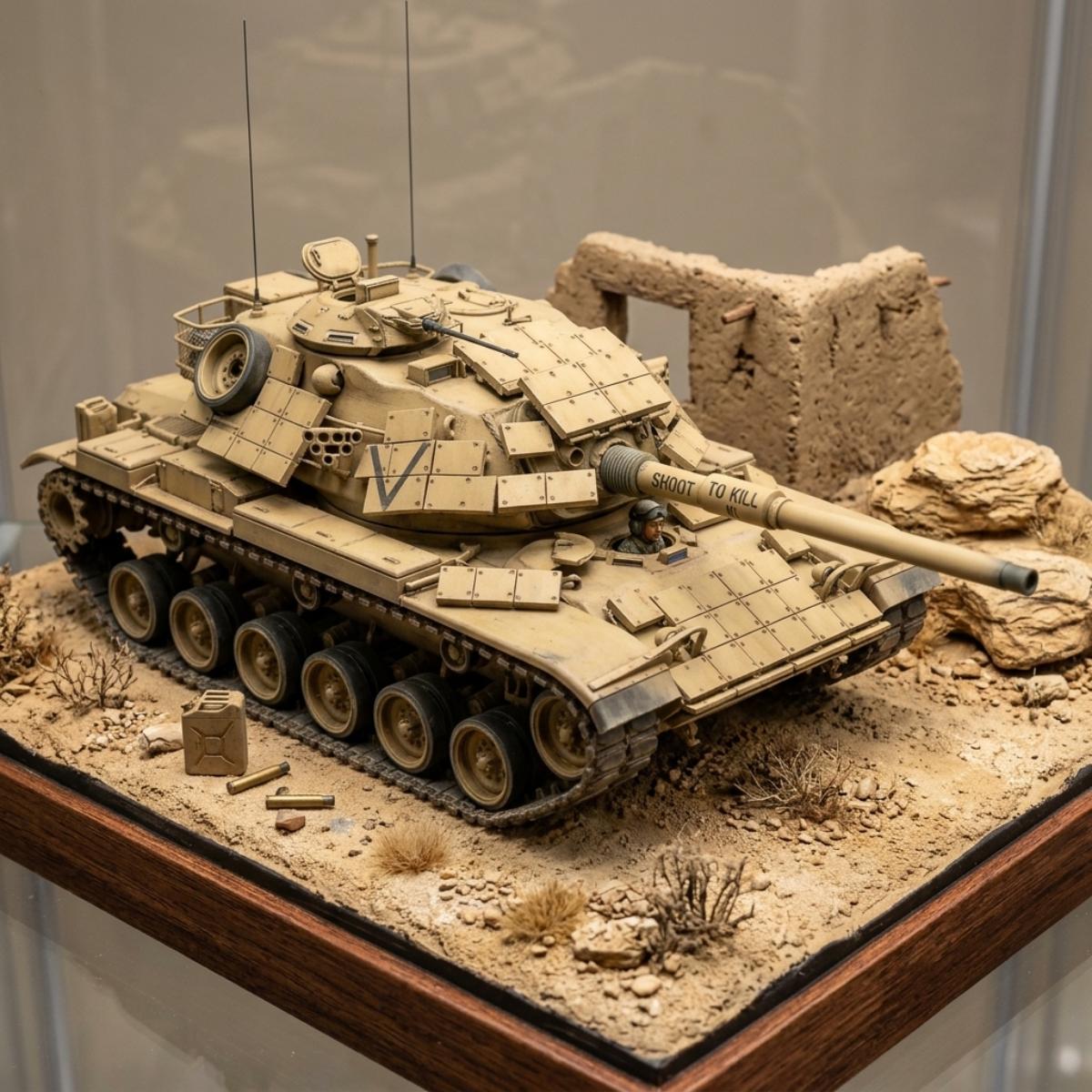 Tamiya 1/35 U.S. Marine M60A1 model kit box