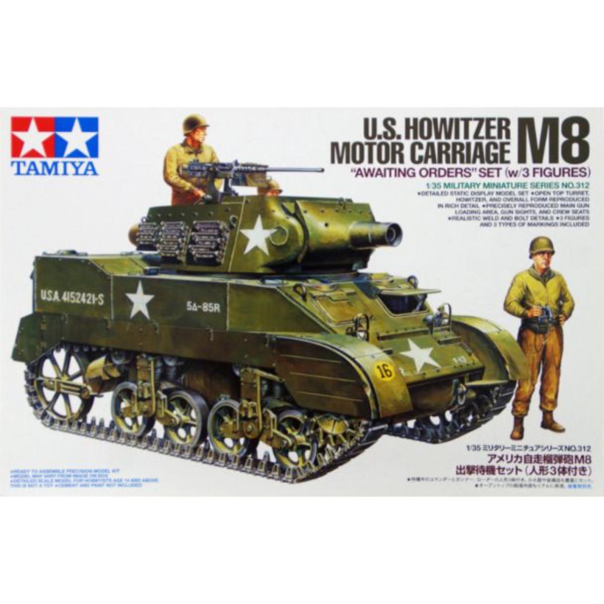 Tamiya M8 Howitzer Motor Carriage 1/35 kit box