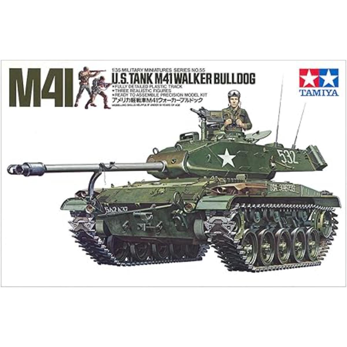 Tamiya Walker Bulldog kit box art 1/35