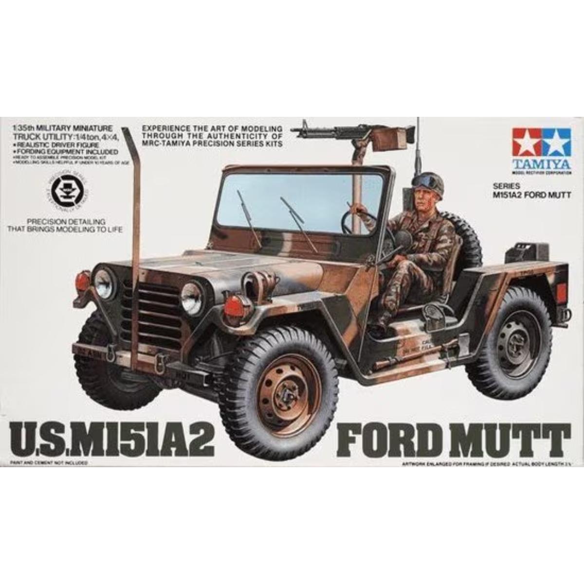 Tamiya 1/35 M151A2 Ford MUTT Truck model kit components