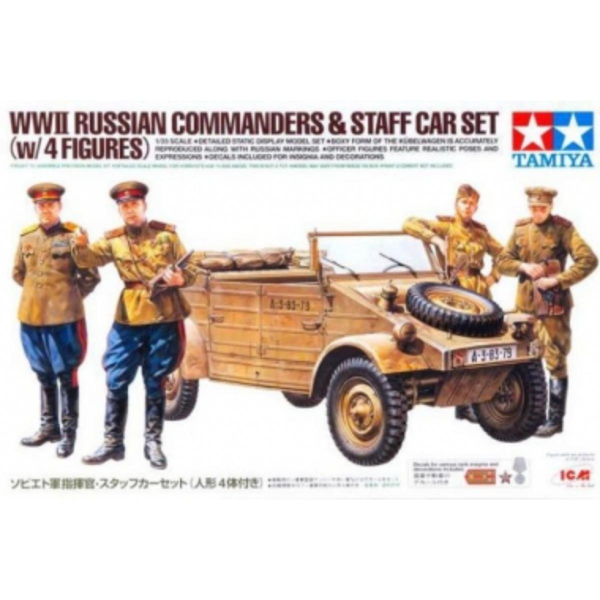 Tamiya Russian Commanders & Staff Vehicle kit box art