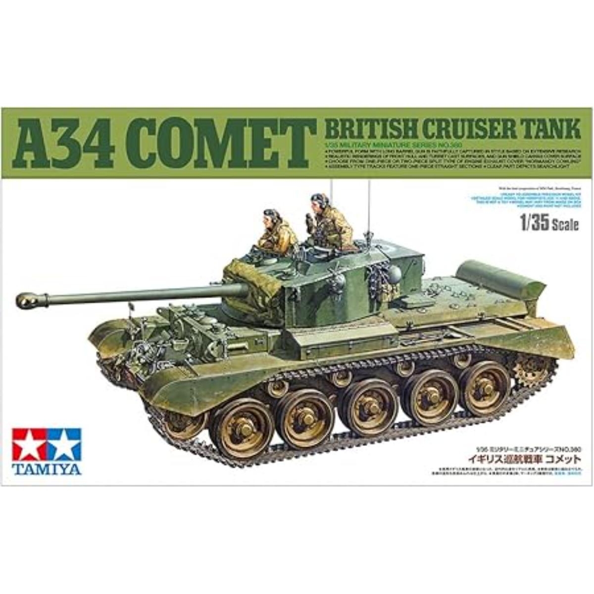 Tamiya A34 Comet model kit box art