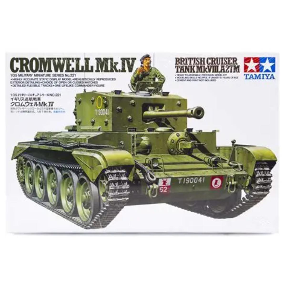 Tamiya Cromwell Mk IV cruiser tank model box front 1/35