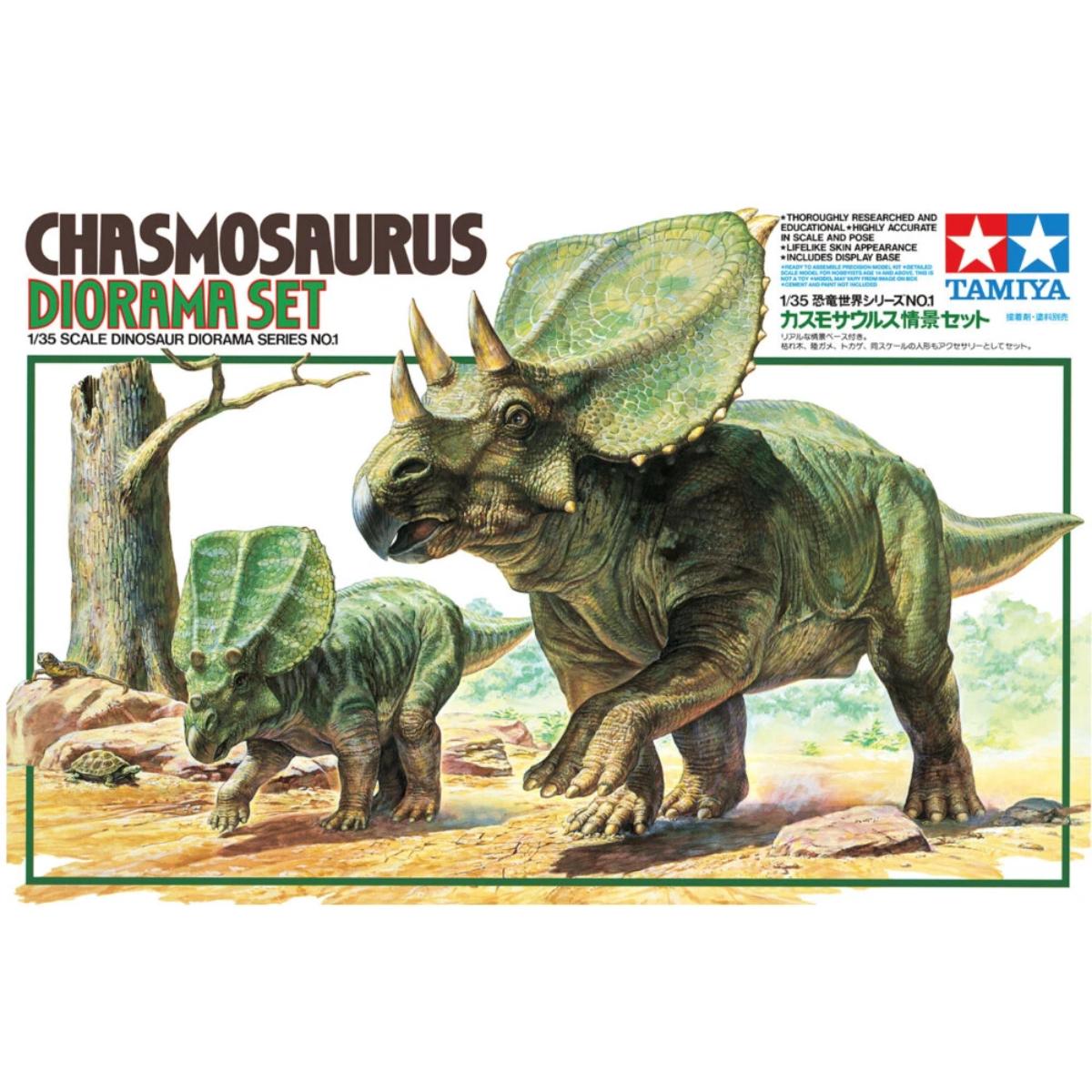 Tamiya Chasmosaurus 1/35 model kit box 60101