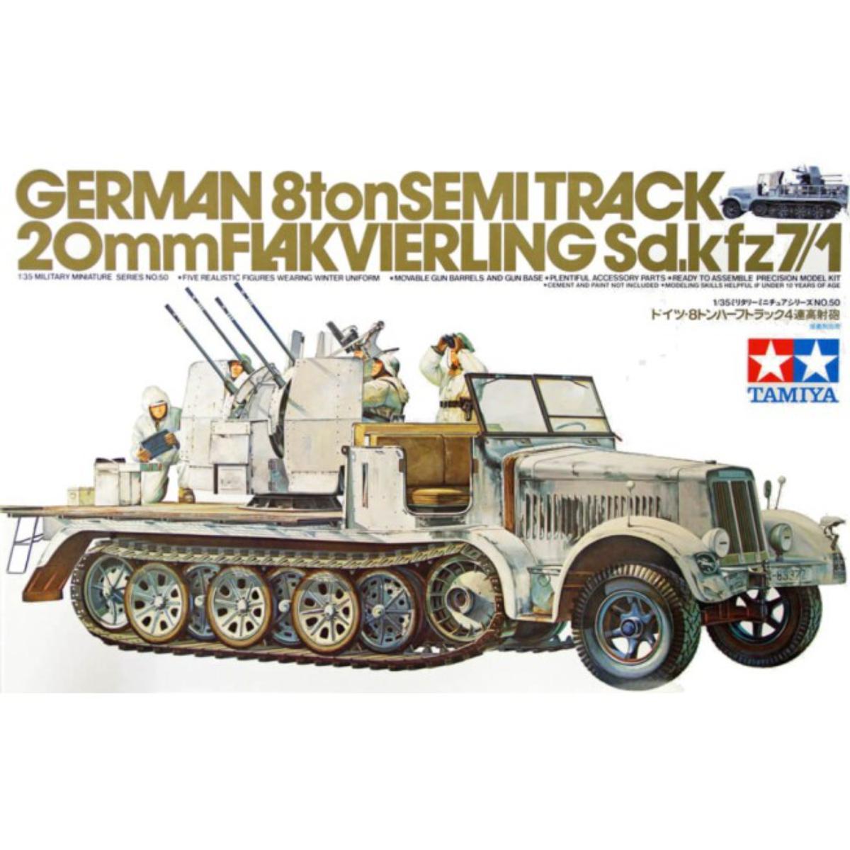 Tamiya 1/35 German 8t half track model completed