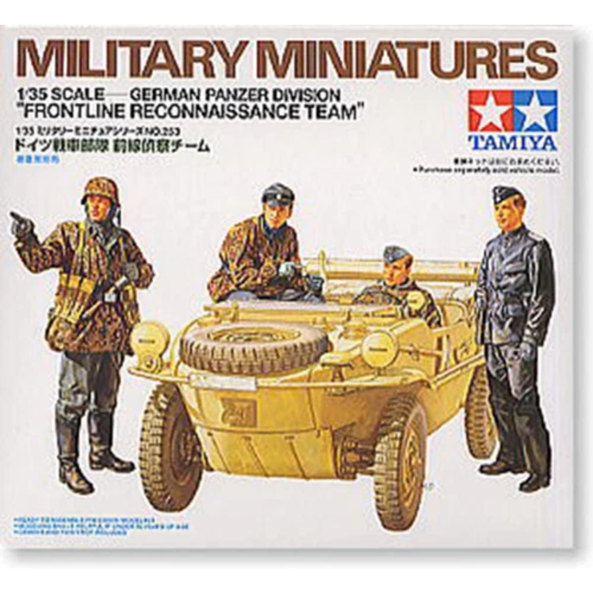 Tamiya German Panzer Division Frontline Reconnaissance Team 1:35 WWII military figures