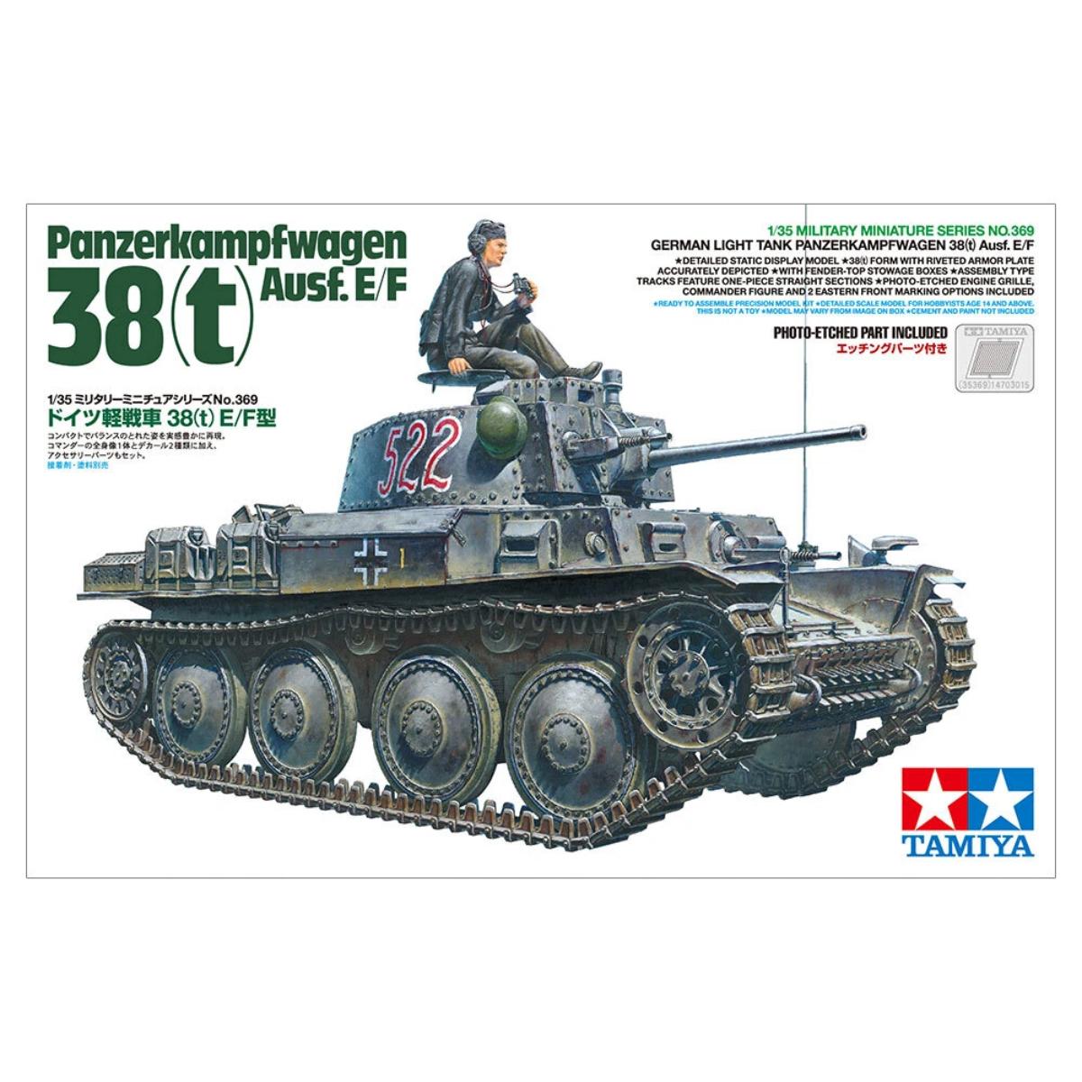 Tamiya 35369 Panzerkampfwagen 38(t) Ausf E/F box
