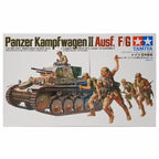 Tamiya Panzer II 1/35 model kit assembled front view