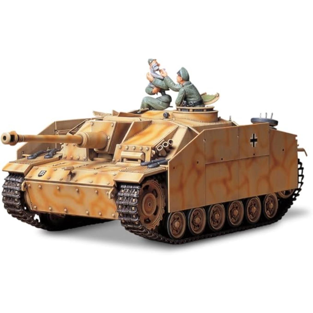 Tamiya Sturmgeschütz III Ausf.G Early 2-in-1 model kit box art
