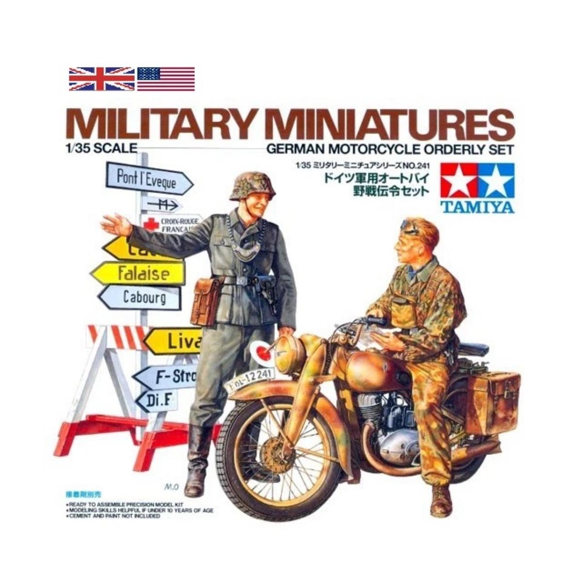 WWII German soldier motorcycle kit