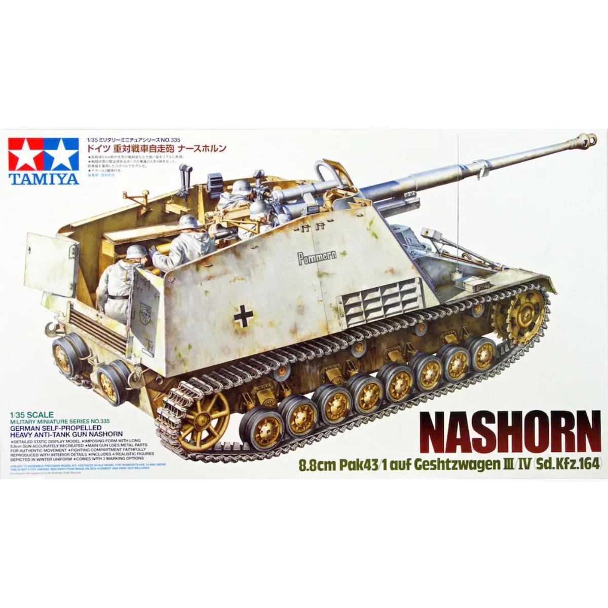 Tamiya Panzerjäger Nashorn 1/35 model kit box