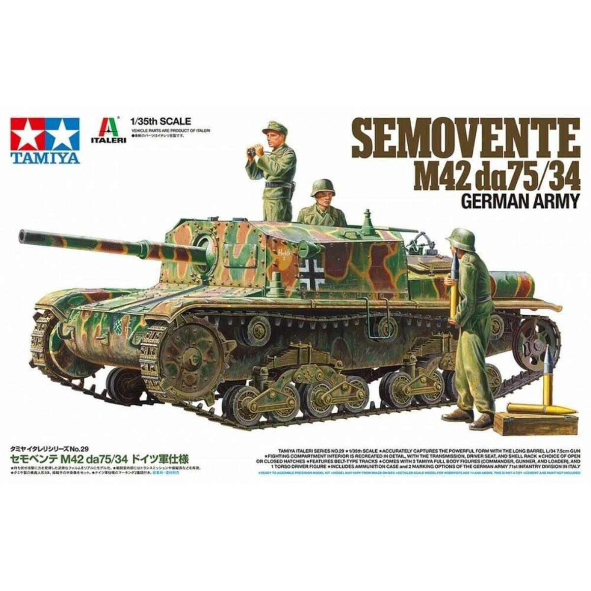 Tamiya Semovente M42 da75/34 model box art