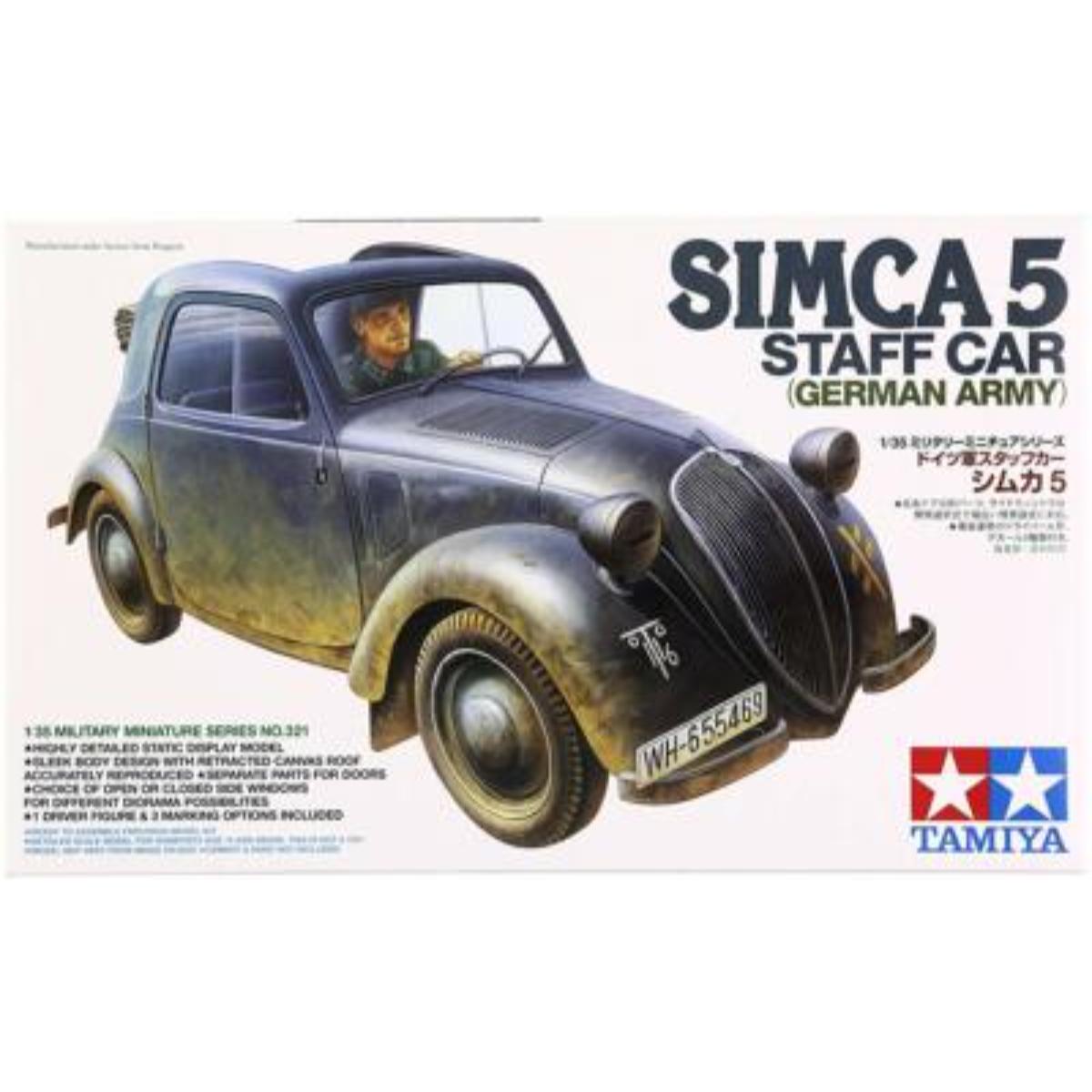 Tamiya Simca 5 Staff Car assembled model