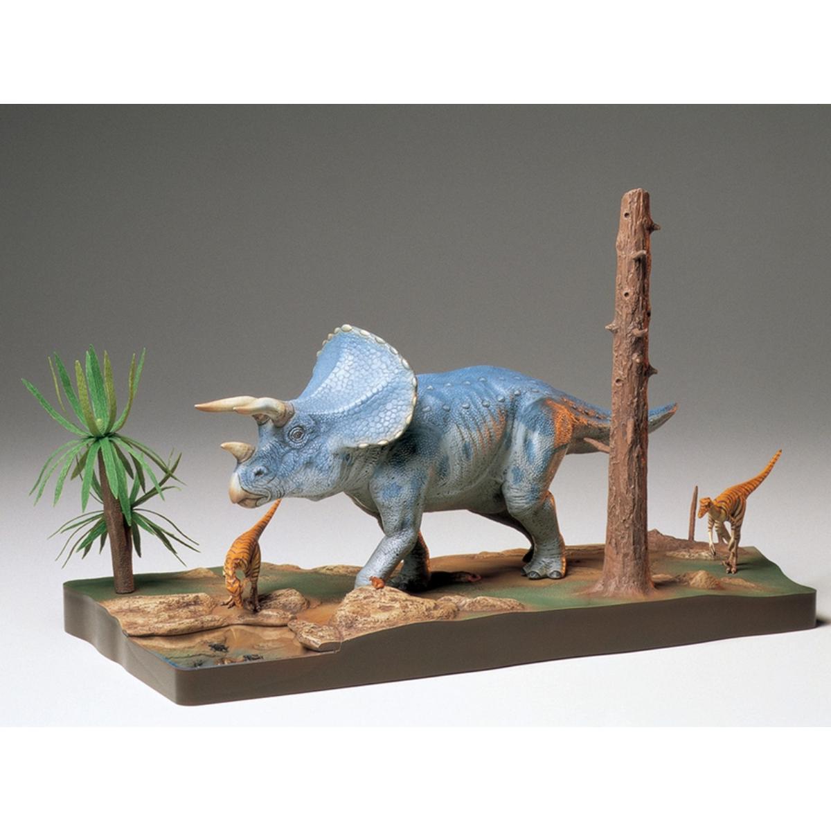 Tamiya 1:35 Triceratops Eurycephalus Diorama Set Plastic Model Kit (60201)