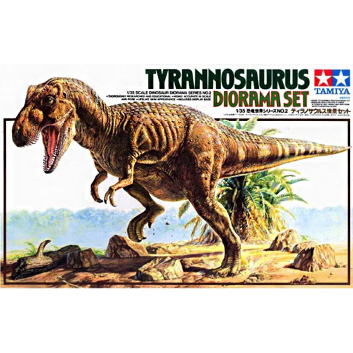 Tamiya 1:35 Tyrannosaurus Diorama Set Plastic Model Kit (60102)