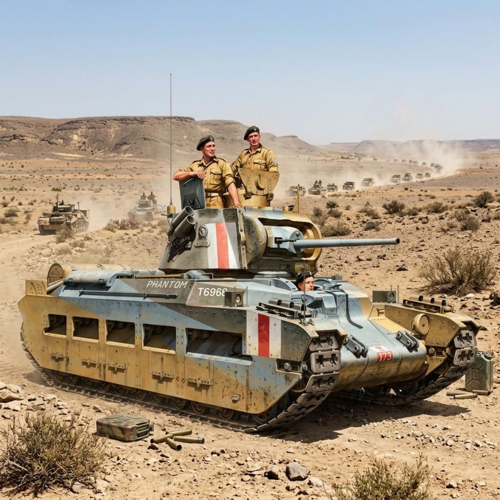 british infantry mk2 matilda in desert