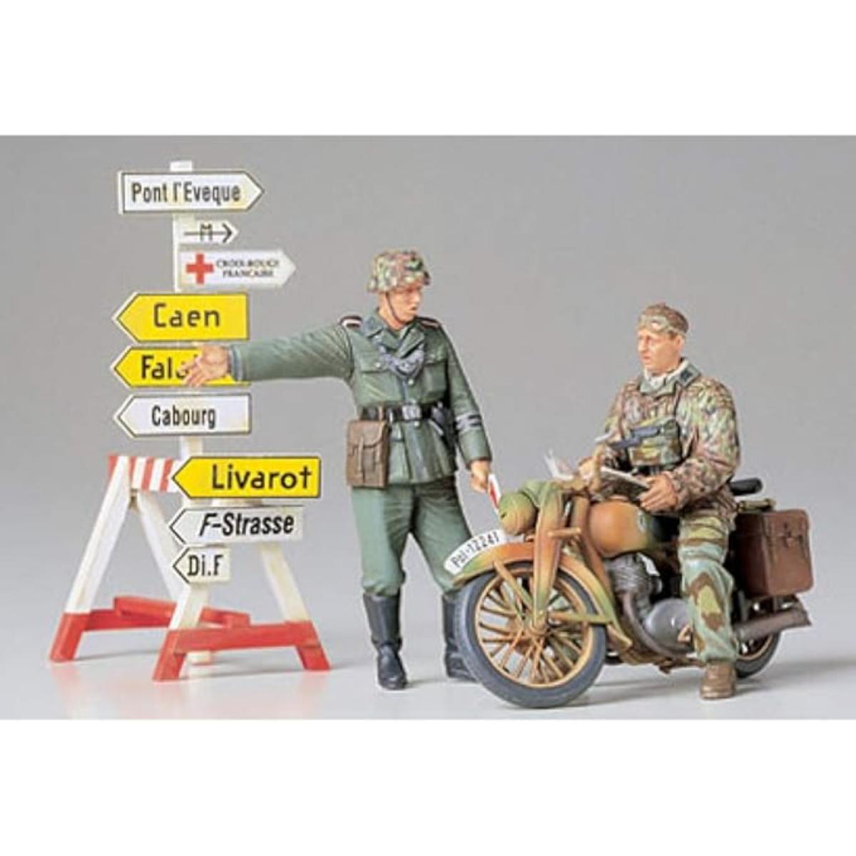 WWII German soldier motorcycle kit