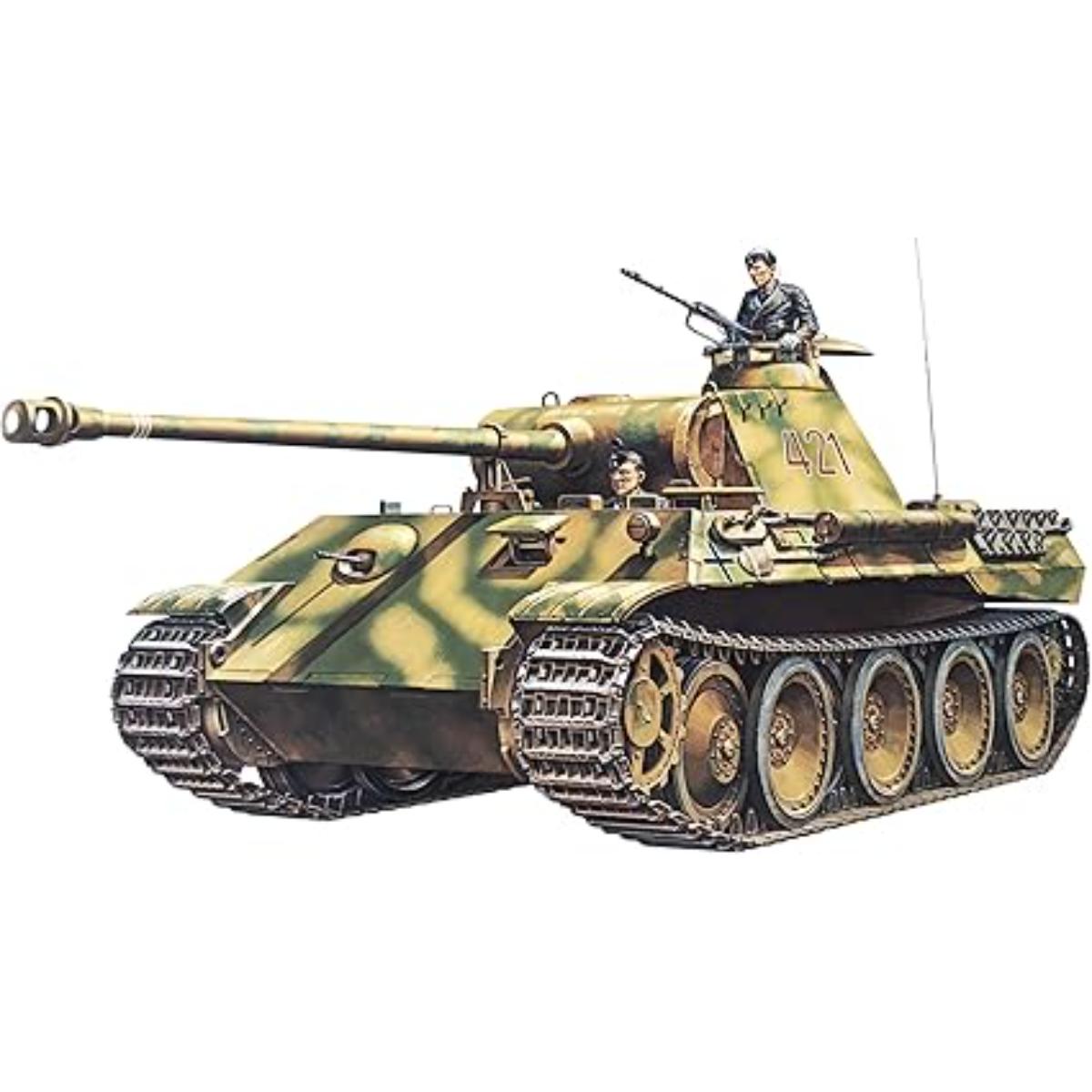 German Panther tank 1/35 scale model by Tamiya