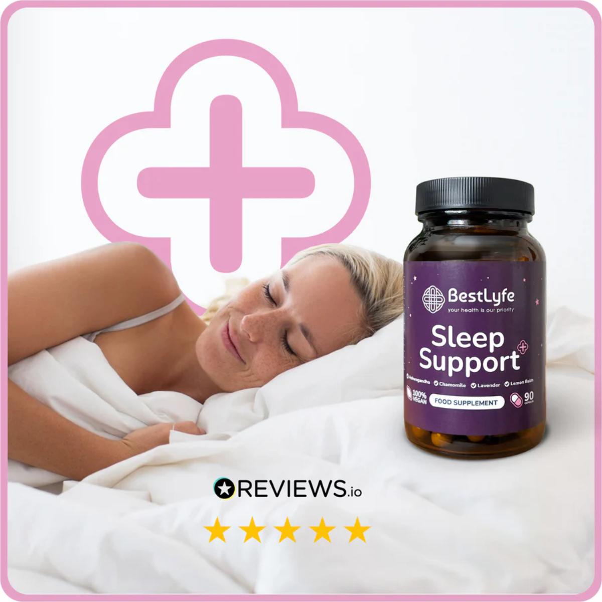 sleep support capsules magnesium ashwagandha herbal sleep supplement 90 capsules