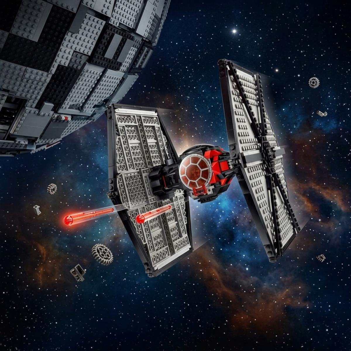First Order Special Forces TIE Fighter 213 Piece Building Bricks Set