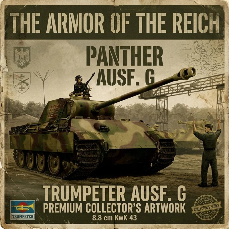 Trumpeter German Panther G 1/16 Scale Plastic Model Kit