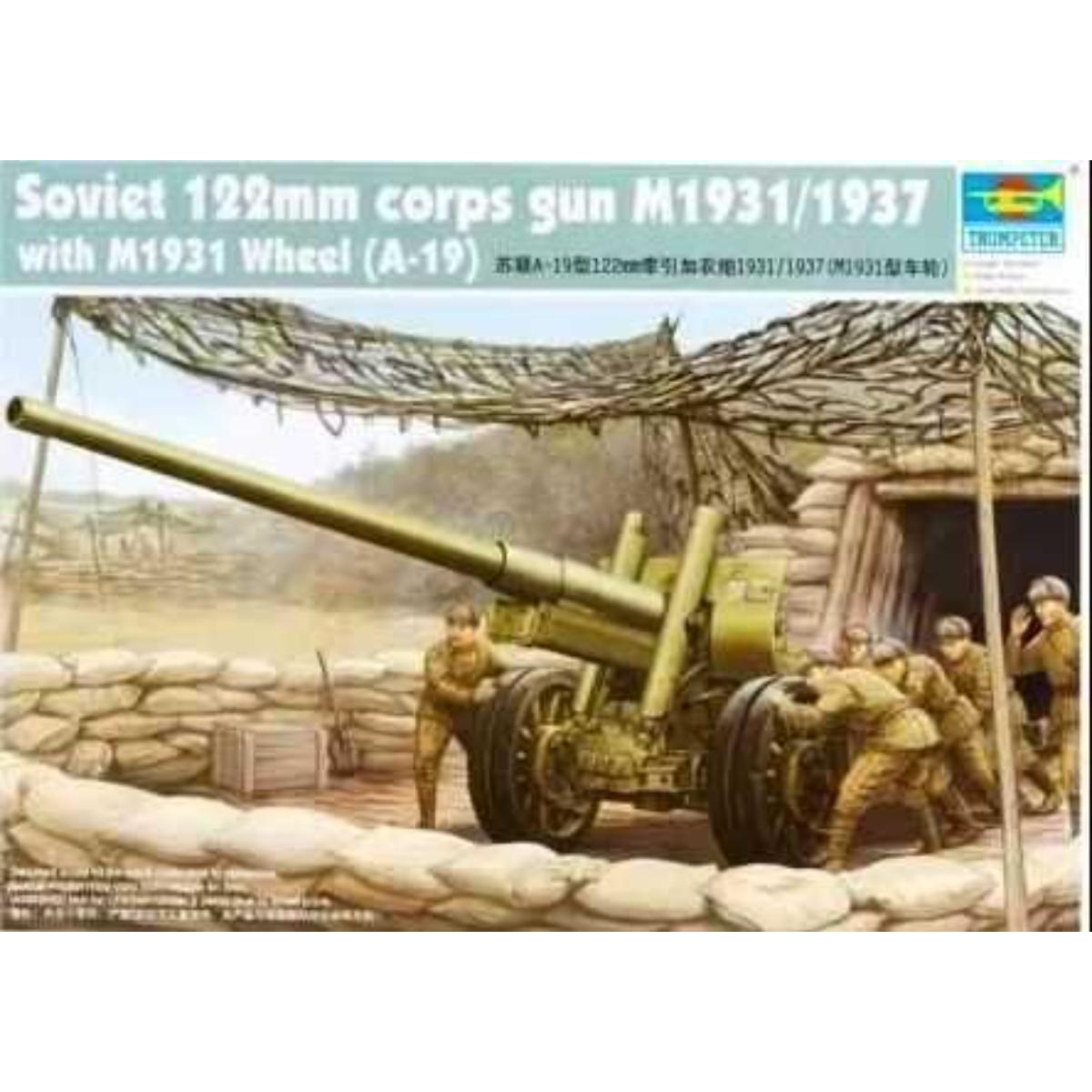 Trumpeter 1/35 M1931 A-19 122mm Corps Gun plastic model kit