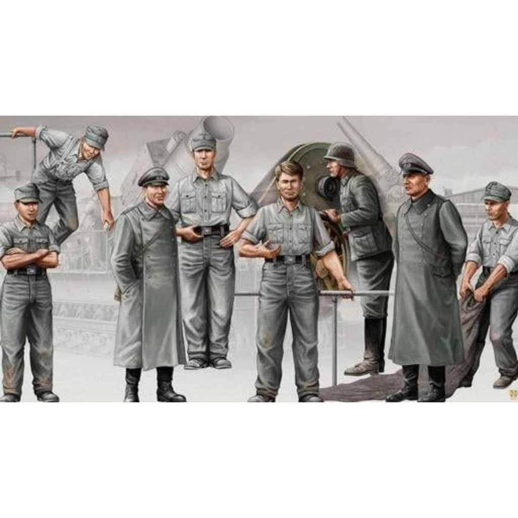Model soldiers in uniform with a detailed background