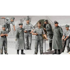 Model soldiers in uniform with a detailed background