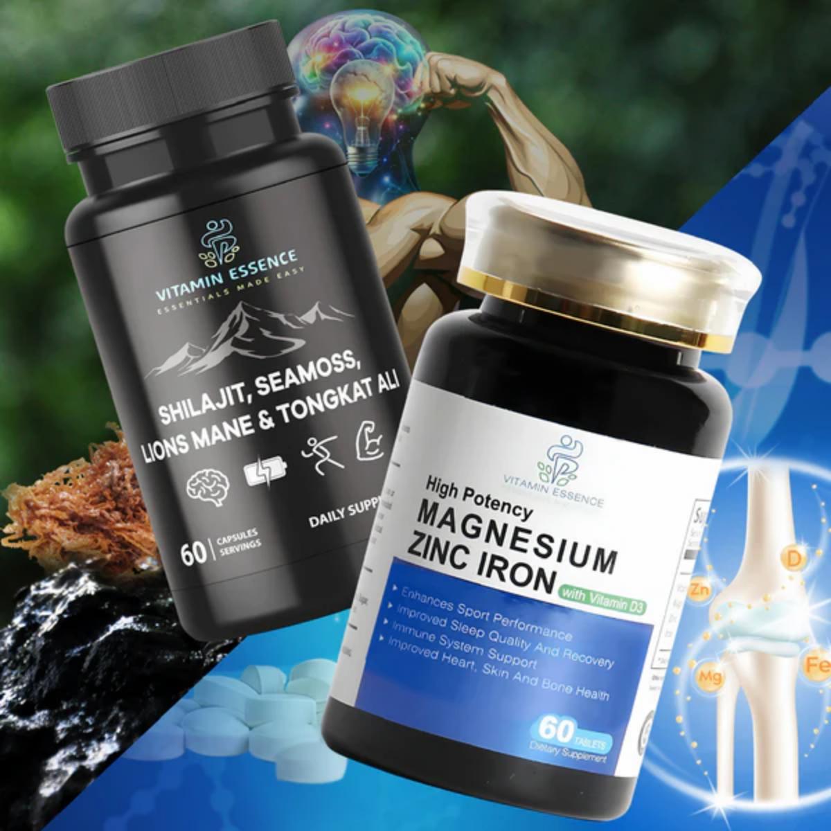 Big Deal Bundle 4-in-1 Shilajit & Magnesium wellness supplement bundle product image