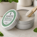 White and Green Mineral Toothpaste natural oral care
