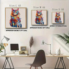 Wooden jigsaw puzzle shaped animal design 30 x 30 cm for adults and kids