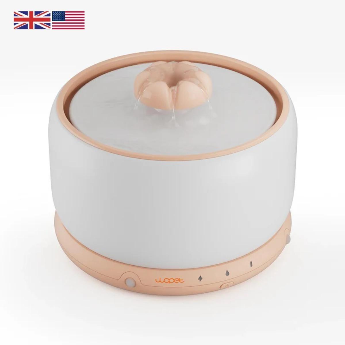 WOPET ceramics wireless pet water fountain W03 for cats and dogs – ultra-quiet and hygienic design