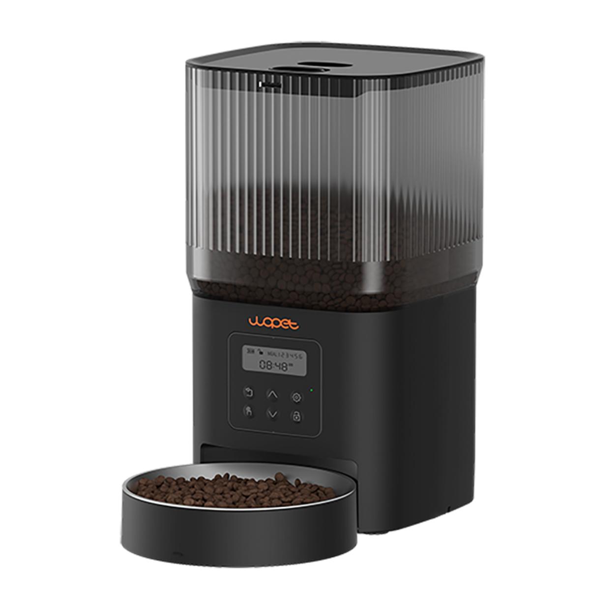 WOPET Cube Lite automatic pet feeder with digital screen for cats and small dogs
