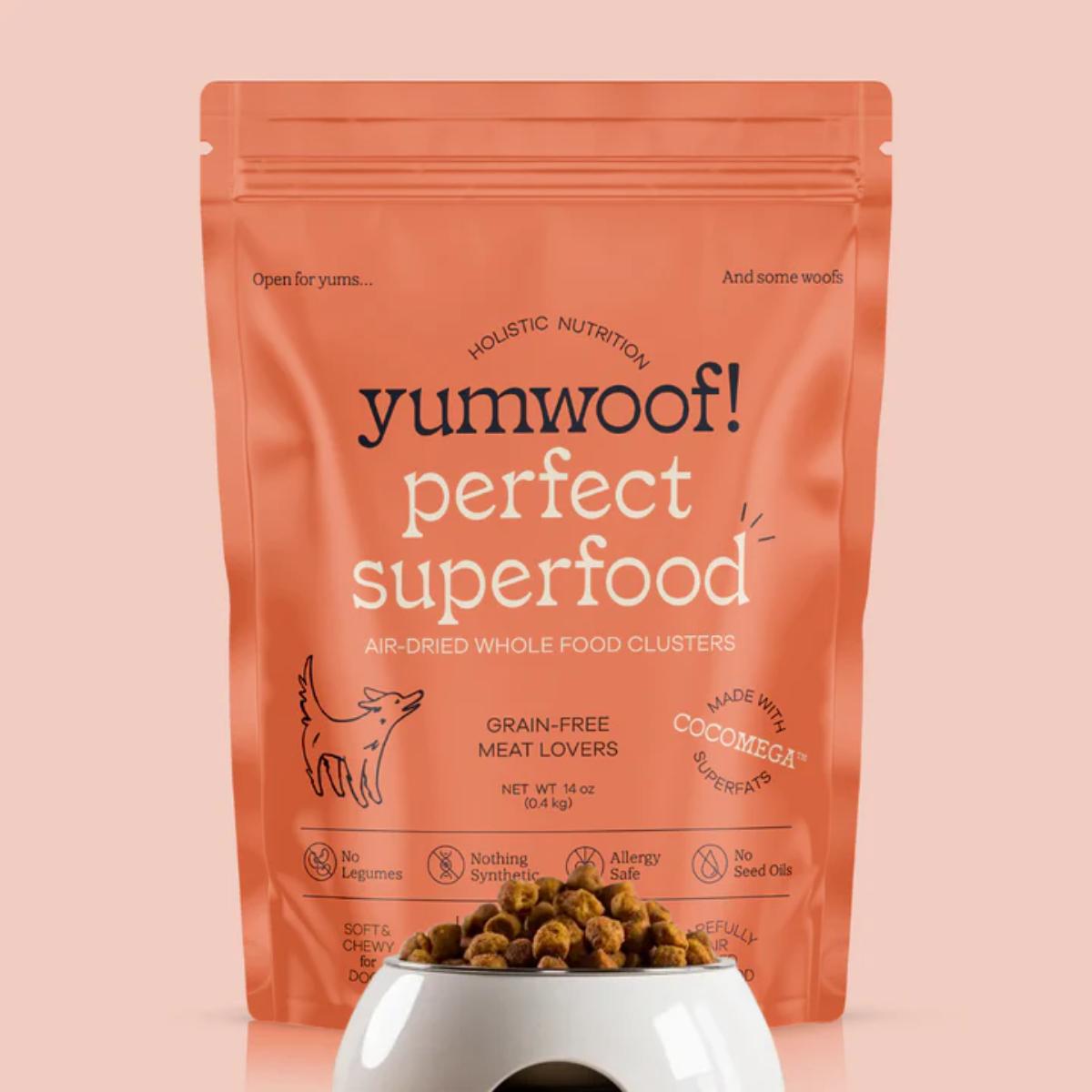 Perfect Superfood Meat Lovers 0.4 kg – Hypoallergenic Air-Dried Dog Food for Sensitive Dogs