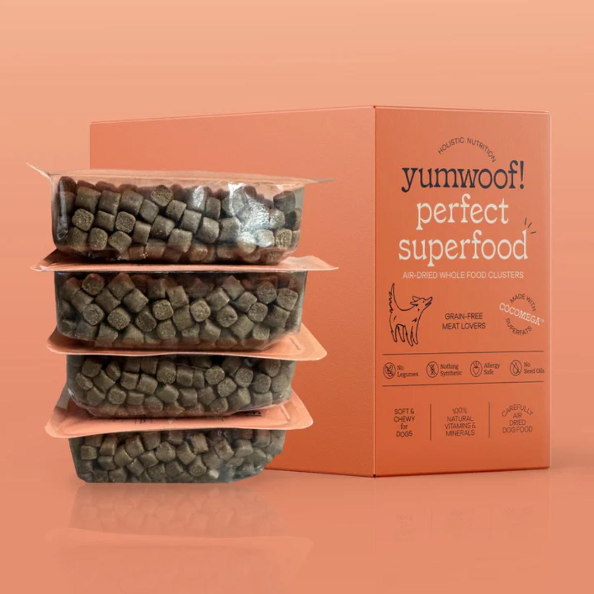 Yumwoof Perfect Superfood Air-Dried Hypoallergenic Dog Food – Meat Lovers