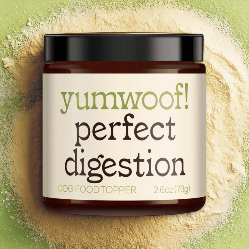 Yumwoof Perfect Digestion dog supplement chewable tablets product image