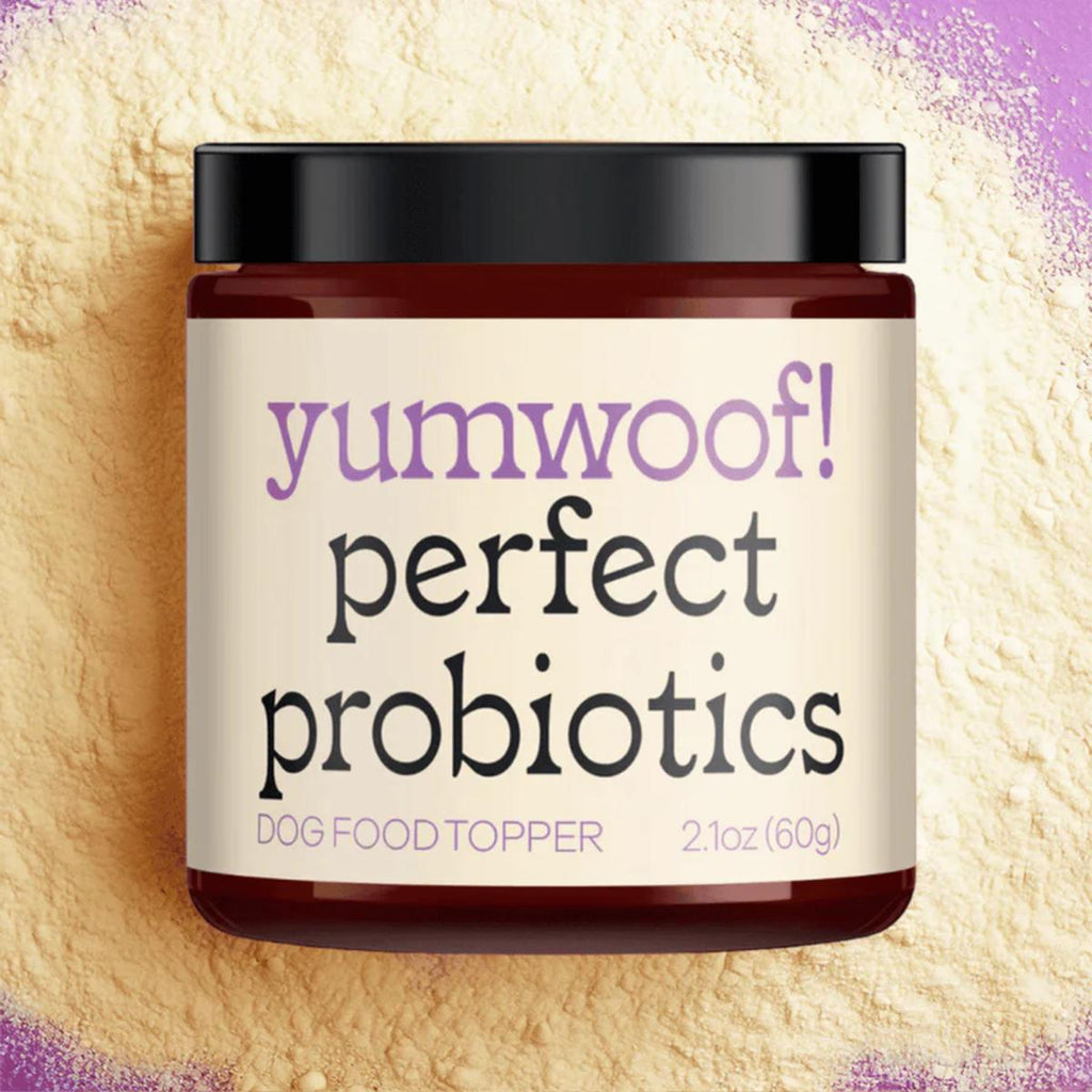 Yumwoof Perfect Probiotics dog supplement chewable tablet bottle product image