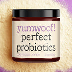 Yumwoof Perfect Probiotics dog supplement chewable tablet bottle product image