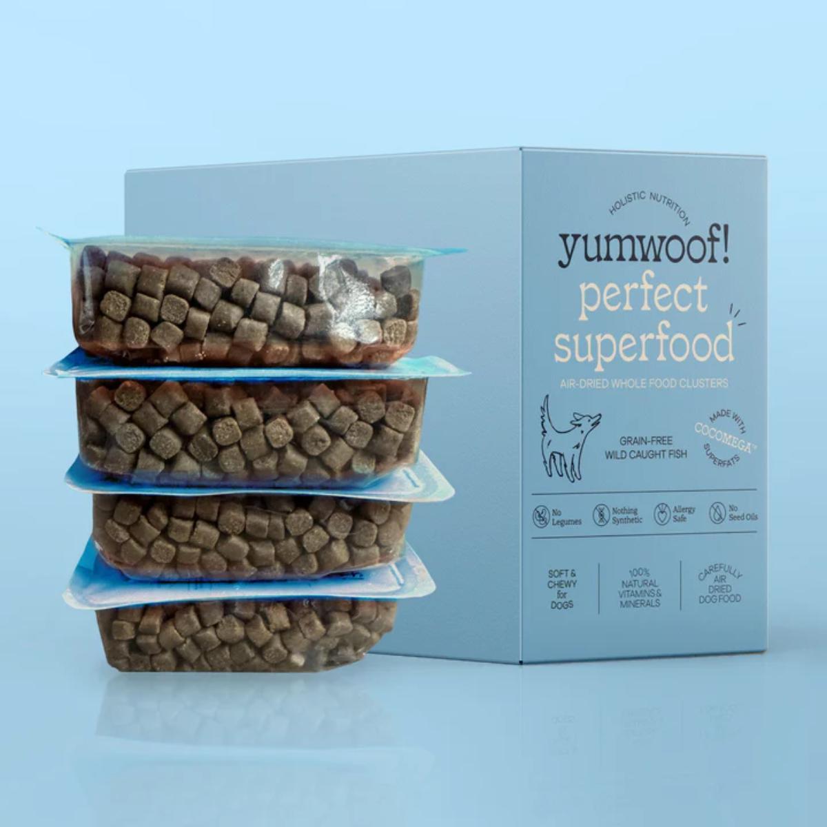 Perfect Superfood Wild Caught Fish 0.8 kg – Hypoallergenic Air-Dried Dog Food for Dogs

